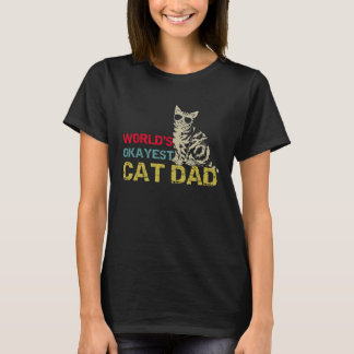 世界で最も古い猫パパ猫の父親の日パパ Tシャツ