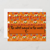 世界で最も可愛い動物 ポストカード (正面/裏面)