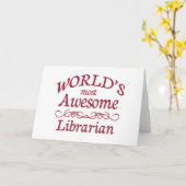 世界で最も司書素晴らし者 カード (黄色い花)