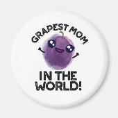 世界で最も名の高いおもしろい母のフルーツパン マグネット (正面)