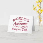 世界で最も外科的素晴らしな技術 カード (黄色い花)