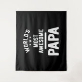 世界で最も多いパ素晴らしパの父親の贈り物 タペストリー (正面)