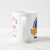 世界で最も多いメール素晴らしキャリア ジャンボコーヒーマグカップ (裏面)