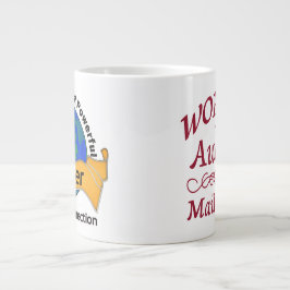 世界で最も多いメール素晴らしキャリア ジャンボコーヒーマグカップ