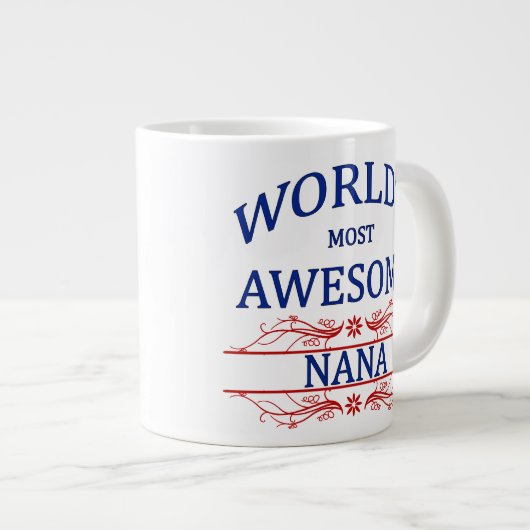 世界で最も多い素晴らしナナ ジャンボコーヒーマグカップ (正面右)