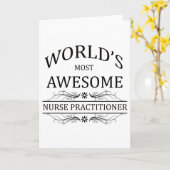 世界で最も多い素晴らしナース医 カード (黄色い花)