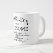 世界で最も多い素晴らしナース ジャンボコーヒーマグカップ (正面右)