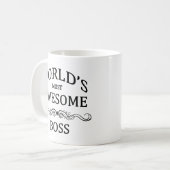 世界で最も多い素晴らしボス コーヒーマグカップ (正面左)