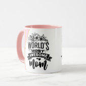 世界で最も多い素晴らしママcofee Mug マグカップ (正面左)