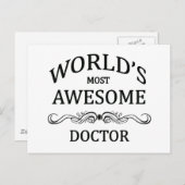 世界で最も多い素晴らし医師 ポストカード (正面/裏面)