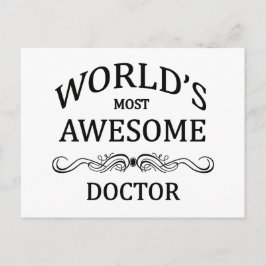 世界で最も多い素晴らし医師 ポストカード