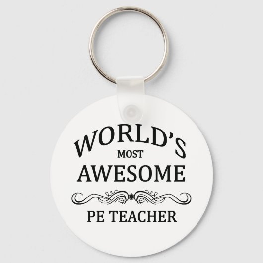 世界で最も多い素晴らしPE先生 キーホルダー (正面)
