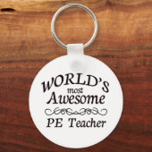 世界で最も多い素晴らしPE先生 キーホルダー (正面)