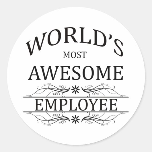 世界で最も多い職素晴らし員 ラウンドシール (正面)