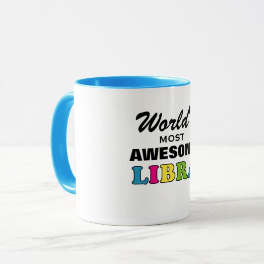 世界で最も多素晴らしい天秤座コーヒーマグ マグカップ (正面左)