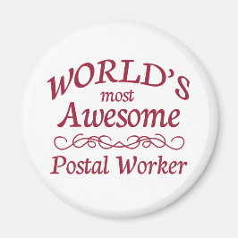 世界で最も多素晴らしい郵便労働者 マグネット