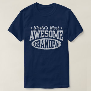 世界で最も大きい素晴らしじいちゃん Tシャツ
