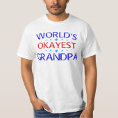 世界で最も大きなおじいちゃん Tシャツ (正面)