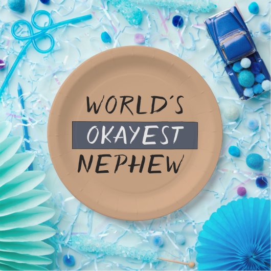 世界で最も大きなおもしろい甥 ペーパープレート (パーティー)