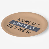 世界で最も大きなおもしろい甥 ペーパープレート (アングル)