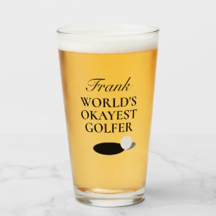 世界で最も大きなゴルファーのビールグラス贈呈品 タンブラーグラス