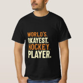 世界で最も大きなホッケー選手 Tシャツ (正面)