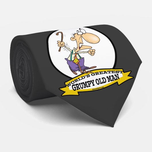 世界で最も大きな不機嫌な老人の漫画 ネクタイ (ロール)