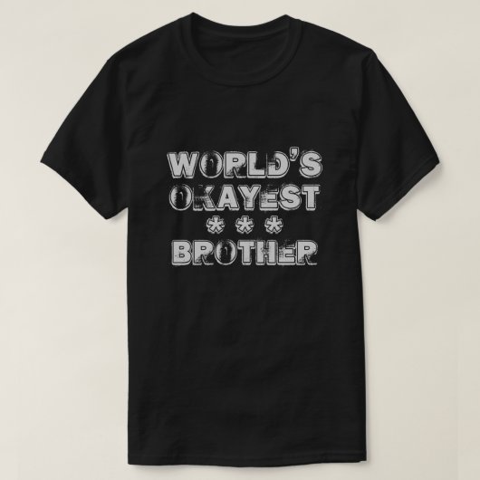 世界で最も大きな兄 Tシャツ (デザイン正面)