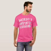 世界で最も大きな天文学者おもしろい天最高の文学儀 Tシャツ (正面フル)