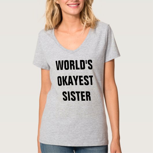 世界で最も大きな姉妹 Tシャツ (正面)