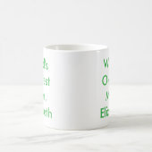 世界で最も大きな母親パーソナライズされた コーヒーマグカップ (中央)