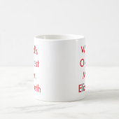 世界で最も大きな母親パーソナライズされた コーヒーマグカップ (中央)
