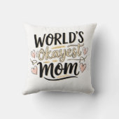 世界で最も大きな母親 クッション (裏面)