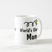 世界で最も大きな母親 | コーヒおもしろいーマグギフト コーヒーマグカップ (正面右)