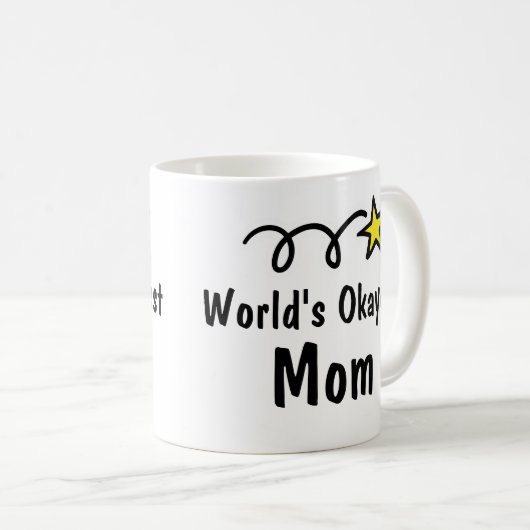 世界で最も大きな母親 | コーヒおもしろいーマグギフト コーヒーマグカップ (正面右)