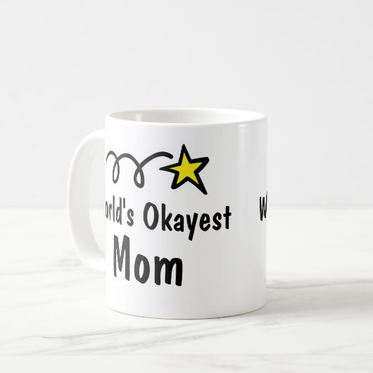 世界で最も大きな母親 | コーヒおもしろいーマグギフト コーヒーマグカップ (正面左)