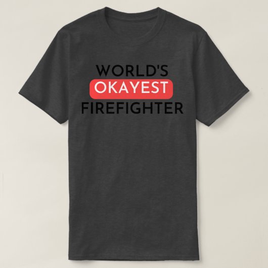 世界で最も大きな消防士 Tシャツ (デザイン正面)