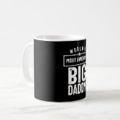 世界で最も大き素晴らしいパパ |祖父 コーヒーマグカップ (正面左)