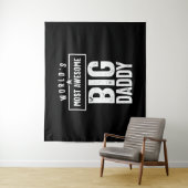 世界で最も大き素晴らしいパパ |祖父 タペストリー (インサイチュ)