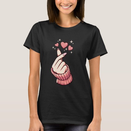 世界で最も小さいハート Tシャツ (正面)