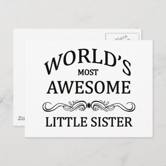 世界で最も小さい素晴らし妹 ポストカード (正面/裏面)