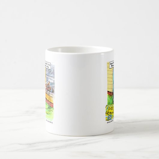 世界で最も幸せな犬おもしろいティーズのマグカップ&ギフト コーヒーマグカップ (中央)