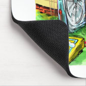 世界で最も幸せな犬おもしろいティーズのマグカップ&ギフト マウスパッド (コーナー)