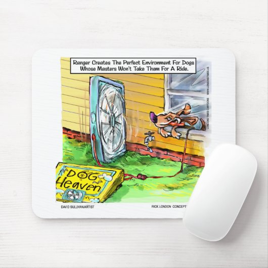 世界で最も幸せな犬おもしろいティーズのマグカップ&ギフト マウスパッド (マウス)