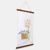 世界で最も幸運な人 吊り下げ型タペストリー (傾斜あり)