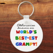 世界で最も恵まれた最高の贈り物として知られる キーホルダー (正面)