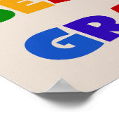 世界で最も恵まれた最高の贈り物として知られる ポスター (角)