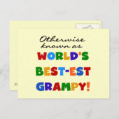 世界で最も恵まれた最高の贈り物として知られる ポストカード (正面/裏面)