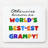 世界で最も恵まれた最高の贈り物として知られる マウスパッド (正面)