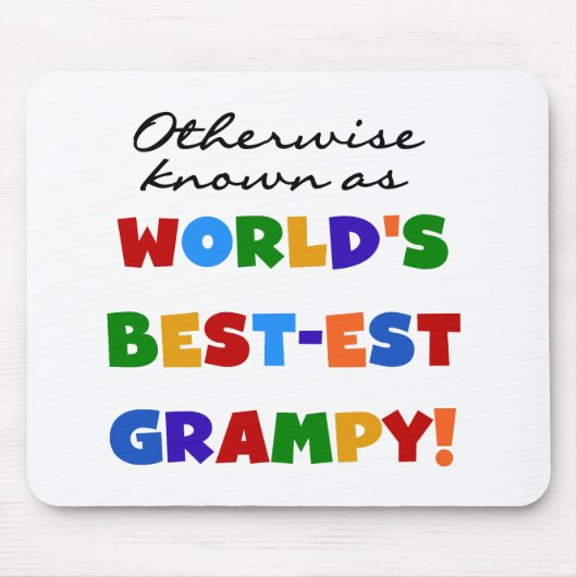 世界で最も恵まれた最高の贈り物として知られる マウスパッド (正面)